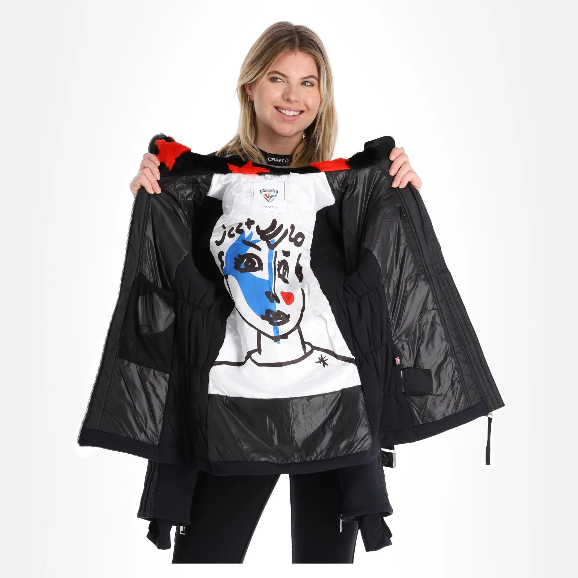 Rossignol, Maddy-Star Jc De Castelbajac Veste De Ski Femmes Noir 7 Rossignol, Maddy-Star Jc De Castelbajac Veste De Ski Femmes Noir – Image 5