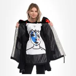 Rossignol, Maddy-Star Sl Jc De Castelbajac Veste De Ski Femmes Argent -ColourWear Soldes rossignol maddy star sl jc de castelbajac aa jas gevoerd dames 22rossi104v1 BI 06