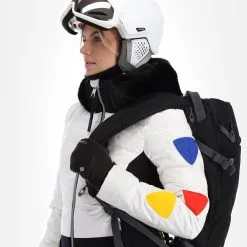 Rossignol, Twins Down Jc De Castelbajac Veste De Ski Femmes Blanc -ColourWear Soldes rossignol twins down jc de castelbajac aa jas gevoerd dames wit 22rossi106v1 BI 05