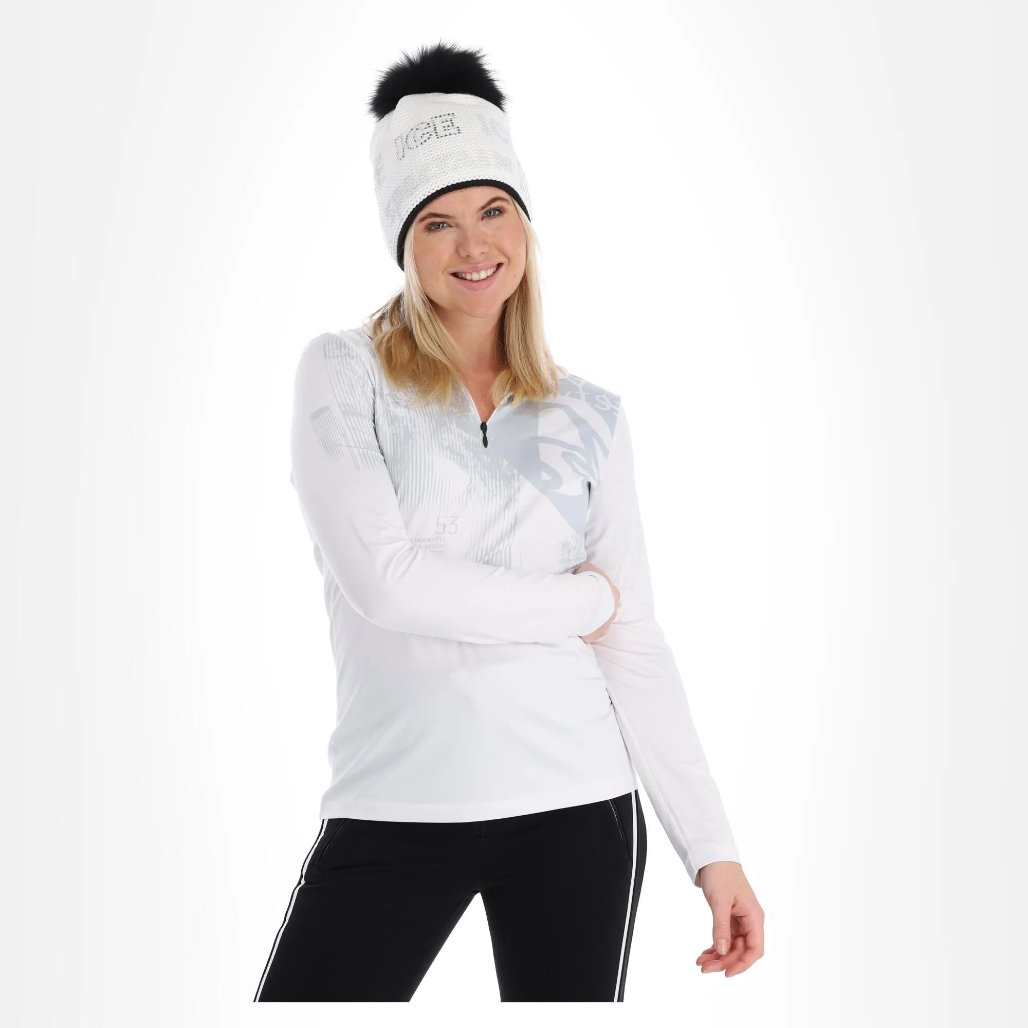 Sportalm Kitzbühel, 9823013758 Pull De Ski Femmes Optical Blanc 5 Sportalm Kitzbühel, 9823013758 Pull De Ski Femmes Optical Blanc – Image 3