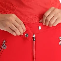 Sportalm Kitzbühel, Snow Pantalon De Ski En Softshell Femmes Crimson Rouge -ColourWear Soldes sportalm kitzbuhel snow bc skibroek softshell dames crimson rood BC21spo114a BI 05