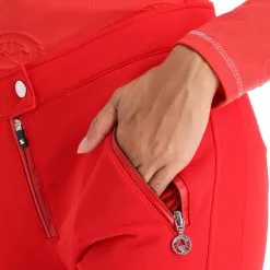 Sportalm Kitzbühel, Snow Pantalon De Ski En Softshell Femmes Crimson Rouge -ColourWear Soldes sportalm kitzbuhel snow bc skibroek softshell dames crimson rood BC21spo114a BI 06