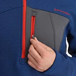 Spyder, Bandit Half Zip Pull Hommes Abyss Bleu 13 Spyder, Bandit Half Zip Pull Hommes Abyss Bleu -ColourWear Soldes spyder bandit half zip eb trui heren abyss blauw 22spyde146v4 BI 06