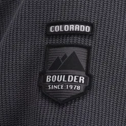 Spyder, Bandit Wengen Full Zip Gilet Hommes Ebony Gris -ColourWear Soldes spyder bandit wengen full zip ea vest heren ebony grijs 22spyde124v2 BI 11