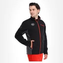 Spyder, Bandit Wengen Full Zip Gilet Hommes Noir -ColourWear Soldes spyder bandit wengen full zip ea vest heren zwart 22spyde124v1 BI 04