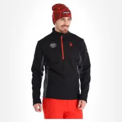 Spyder, Bandit Wengen Half Zip Gilet Hommes Noir