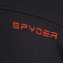 Spyder, Bandit Wengen Half Zip Gilet Hommes Noir -ColourWear Soldes spyder bandit wengen half zip ea vest heren zwart 22spyde125v1 BI 06