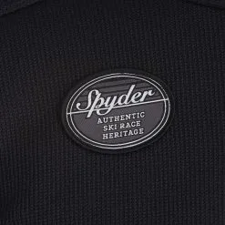 Spyder, Bandit Wengen Half Zip Gilet Hommes Noir -ColourWear Soldes spyder bandit wengen half zip ea vest heren zwart 22spyde125v1 BI 08