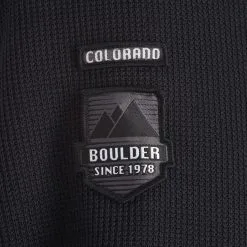 Spyder, Bandit Wengen Half Zip Gilet Hommes Noir -ColourWear Soldes spyder bandit wengen half zip ea vest heren zwart 22spyde125v1 BI 09