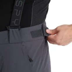 Spyder, Dare Pantalon De Ski Hommes Ebony Gris 21 Spyder, Dare Pantalon De Ski Hommes Ebony Gris -ColourWear Soldes spyder dare ba skibroek gevoerd heren ebony grijs 22spyde140v2 BI 11