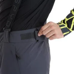 Spyder, Dare Pantalon De Ski Hommes Ebony Gris -ColourWear Soldes spyder dare ba skibroek gevoerd heren ebony grijs 22spyde140v9 BI 07