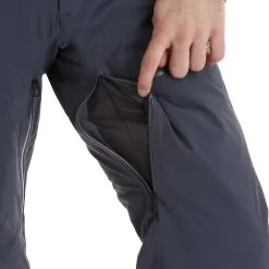 Spyder, Dare Pantalon De Ski Hommes Ebony Gris -ColourWear Soldes spyder dare ba skibroek gevoerd heren ebony grijs 22spyde140v9 BI 08