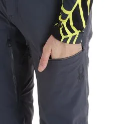 Spyder, Dare Pantalon De Ski Hommes Ebony Gris -ColourWear Soldes spyder dare ba skibroek gevoerd heren ebony grijs 22spyde140v9 BI 11
