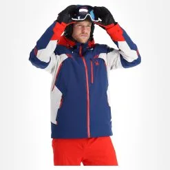 Spyder, Leader Veste De Ski Hommes Abyss Bleu -ColourWear Soldes spyder leader aa jas gevoerd heren abyss blauw 22spyde133v6 BI 04