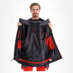 Spyder, Leader Veste De Ski Hommes Charcoal Gris, Noir 15 Spyder, Leader Veste De Ski Hommes Charcoal Gris, Noir -ColourWear Soldes spyder leader aa jas gevoerd heren charcoal grijs zwart 22spyde133v3 BI 05