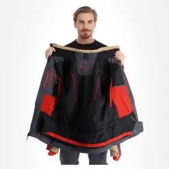 Spyder, Leader Veste De Ski Hommes Ebony Gris -ColourWear Soldes spyder leader aa jas gevoerd heren ebony grijs 22spyde133v4 BI 06