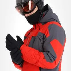Spyder, Leader Veste De Ski Hommes Volcano Rouge -ColourWear Soldes spyder leader aa jas gevoerd heren volcano rood 22spyde133v8 BI 05