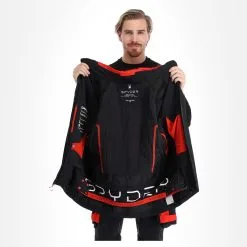 Spyder, Monterosa Gtx Veste De Ski Hommes Volcano Noir, Rouge -ColourWear Soldes spyder monterosa gtx aa jas gevoerd heren charcoal grijs zwart 22spyde116v1 BI 06