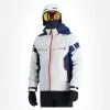 Spyder, Monterosa Gtx Veste De Ski Hommes Glacier Blanc, Bleu -ColourWear Soldes spyder monterosa gtx aa jas gevoerd heren glacier blauw wit 22spyde116v2 BI 02