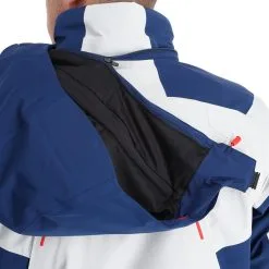 Spyder, Monterosa Gtx Veste De Ski Hommes Glacier Blanc, Bleu -ColourWear Soldes spyder monterosa gtx aa jas gevoerd heren glacier blauw wit 22spyde116v2 BI 08