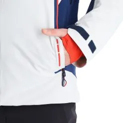 Spyder, Monterosa Gtx Veste De Ski Hommes Glacier Blanc, Bleu -ColourWear Soldes spyder monterosa gtx aa jas gevoerd heren glacier blauw wit 22spyde116v2 BI 09