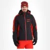 Spyder, Orbiter Veste De Ski Hommes Charcoal Gris -ColourWear Soldes spyder orbiter aa jas gevoerd heren charcoal grijs zwart 22spyde132v1 BI 02