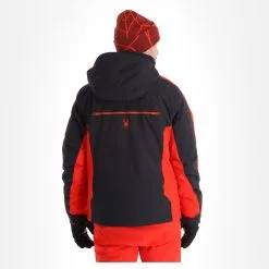 Spyder, Orbiter Veste De Ski Hommes Charcoal Gris -ColourWear Soldes spyder orbiter aa jas gevoerd heren charcoal grijs zwart 22spyde132v1 BI 03