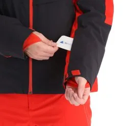 Spyder, Orbiter Veste De Ski Hommes Charcoal Gris -ColourWear Soldes spyder orbiter aa jas gevoerd heren charcoal grijs zwart 22spyde132v1 BI 08