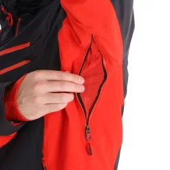 Spyder, Orbiter Veste De Ski Hommes Charcoal Gris -ColourWear Soldes spyder orbiter aa jas gevoerd heren charcoal grijs zwart 22spyde132v1 BI 10