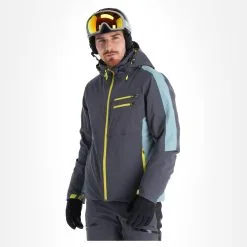 Spyder, Orbiter Veste De Ski Hommes Ebony Tundra Gris 14 Spyder, Orbiter Veste De Ski Hommes Ebony Tundra Gris -ColourWear Soldes spyder orbiter aa jas gevoerd heren ebony tundra grijs 22spyde132v2 BI 04