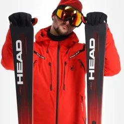 Spyder, Pinnacle Gtx Veste De Ski Hommes Volcano Rouge -ColourWear Soldes spyder pinnacle gtx aa jas gevoerd heren volcano rood 22spyde131v3 BI 05