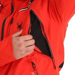 Spyder, Pinnacle Gtx Veste De Ski Hommes Volcano Rouge -ColourWear Soldes spyder pinnacle gtx aa jas gevoerd heren volcano rood 22spyde131v3 BI 10