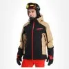 Spyder, Seventy - Eight Veste De Ski Hommes Charcoal Brun, Noir -ColourWear Soldes spyder seventy eight aa jas gevoerd heren charcoal bruin zwart 22spyde135v2 BI 02