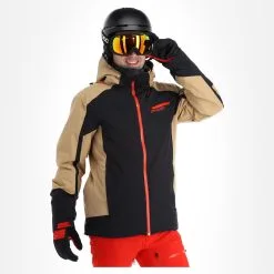 Spyder, Seventy - Eight Veste De Ski Hommes Charcoal Brun, Noir 14 Spyder, Seventy - Eight Veste De Ski Hommes Charcoal Brun, Noir -ColourWear Soldes spyder seventy eight aa jas gevoerd heren charcoal bruin zwart 22spyde135v2 BI 04