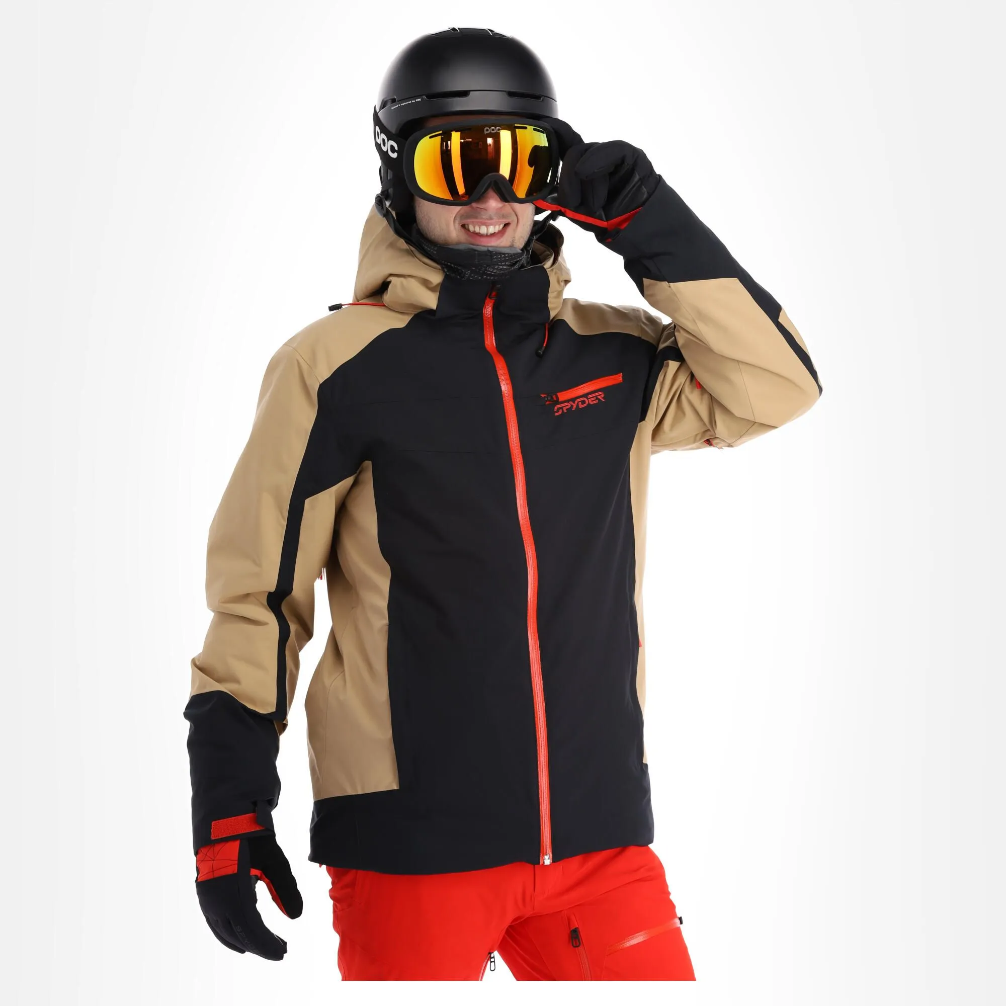 Spyder, Seventy - Eight Veste De Ski Hommes Charcoal Brun, Noir 5 Spyder, Seventy - Eight Veste De Ski Hommes Charcoal Brun, Noir – Image 3
