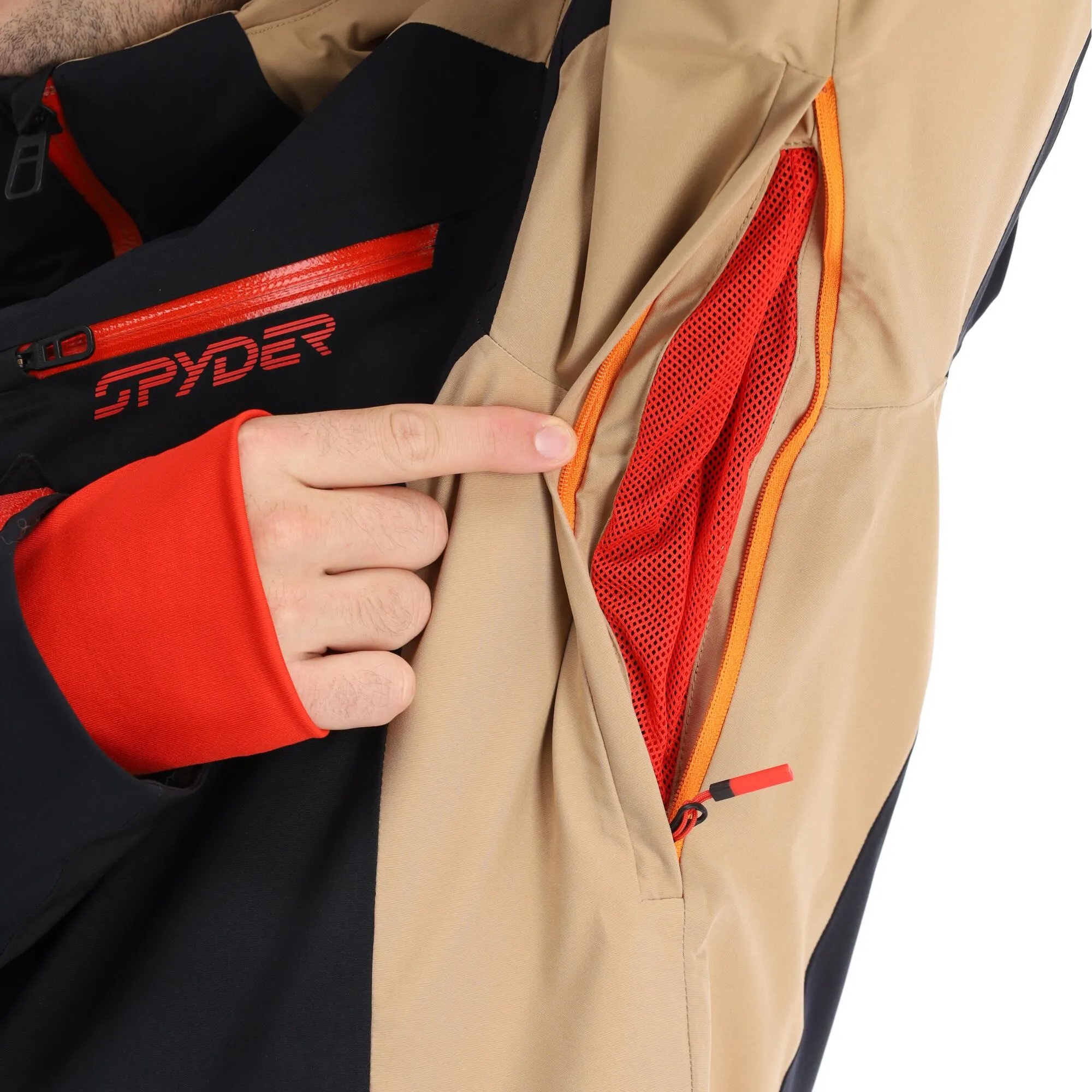 Spyder, Seventy - Eight Veste De Ski Hommes Charcoal Brun, Noir 9 Spyder, Seventy - Eight Veste De Ski Hommes Charcoal Brun, Noir – Image 7