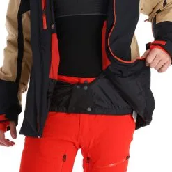 Spyder, Seventy - Eight Veste De Ski Hommes Charcoal Brun, Noir 21 Spyder, Seventy - Eight Veste De Ski Hommes Charcoal Brun, Noir -ColourWear Soldes spyder seventy eight aa jas gevoerd heren charcoal bruin zwart 22spyde135v2 BI 11