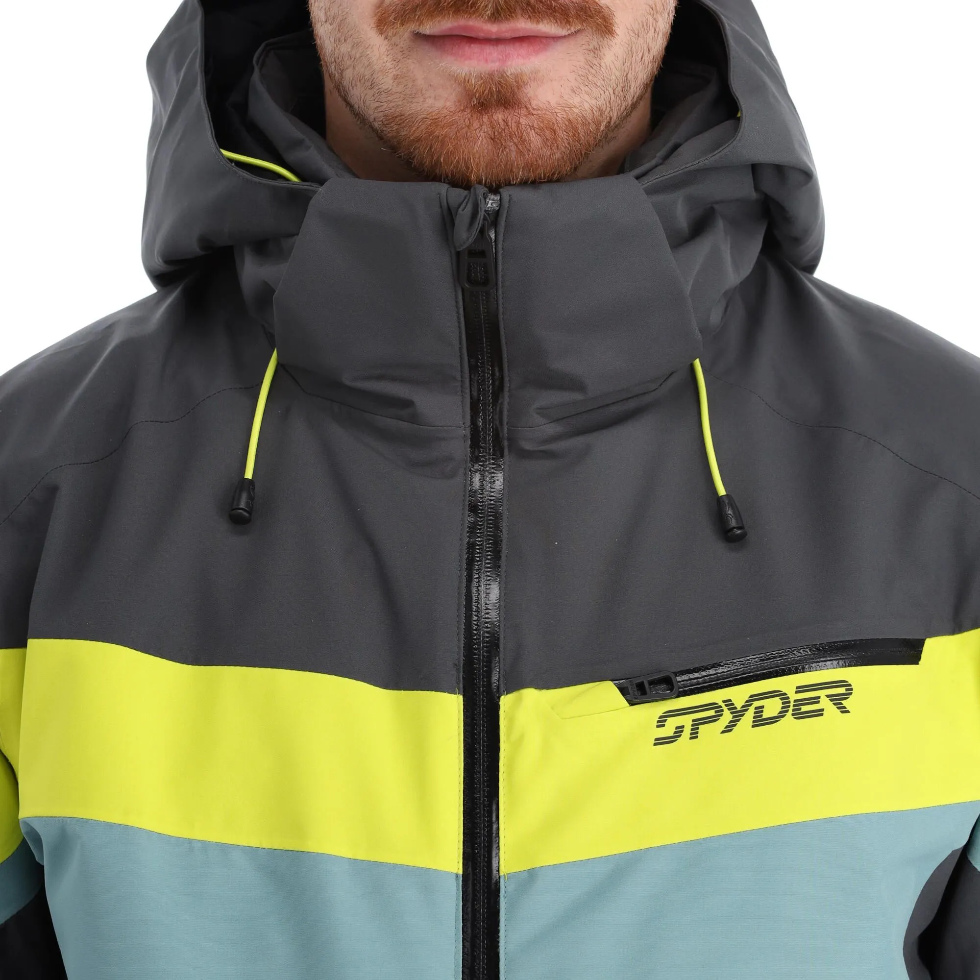 Spyder, Seventy - Eight Veste De Ski Hommes Ebony Tundra Gris 8 Spyder, Seventy - Eight Veste De Ski Hommes Ebony Tundra Gris – Image 6
