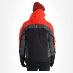 Spyder, Seventy - Eight Veste De Ski Hommes Volcano Rouge -ColourWear Soldes spyder seventy eight aa jas gevoerd heren volcano rood 22spyde135v5 BI 03