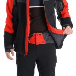 Spyder, Seventy - Eight Veste De Ski Hommes Volcano Rouge -ColourWear Soldes spyder seventy eight aa jas gevoerd heren volcano rood 22spyde135v5 BI 09
