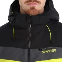 Spyder, Seventy - Eight Veste De Ski Hommes Noir 17 Spyder, Seventy - Eight Veste De Ski Hommes Noir -ColourWear Soldes spyder seventy eight aa jas gevoerd heren zwart 22spyde135v4 BI 07