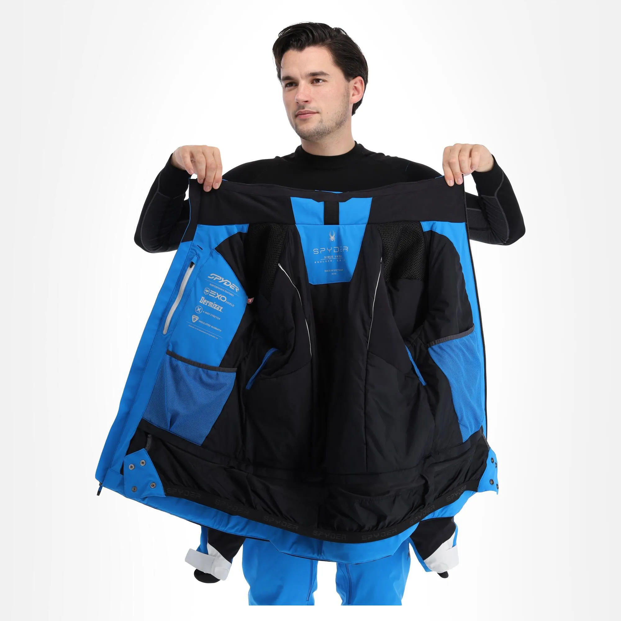 Spyder, Titan Veste De Ski Hommes Collegiate Bleu 7 Spyder, Titan Veste De Ski Hommes Collegiate Bleu – Image 5