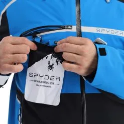 Spyder, Titan Veste De Ski Hommes Collegiate Bleu 19 Spyder, Titan Veste De Ski Hommes Collegiate Bleu -ColourWear Soldes spyder titan aa jas gevoerd heren collegiate blauw 22spyde134v4 BI 09