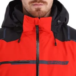 Spyder, Titan Veste De Ski Hommes Volcano Rouge 17 Spyder, Titan Veste De Ski Hommes Volcano Rouge -ColourWear Soldes spyder titan aa jas gevoerd heren volcano rood 22spyde134v5 BI 07