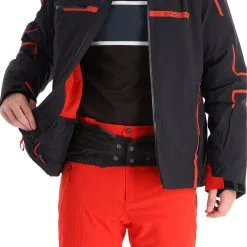 Spyder, Titan Veste De Ski Hommes Noir -ColourWear Soldes spyder titan aa jas gevoerd heren zwart 22spyde134v1 BI 09