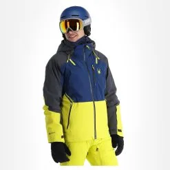 Spyder, Vanqysh Gtx Veste De Ski Hommes Abyss Bleu -ColourWear Soldes spyder vanqysh gtx aa jas gevoerd heren abyss blauw 22spyde130v3 BI 04