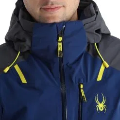 Spyder, Vanqysh Gtx Veste De Ski Hommes Abyss Bleu -ColourWear Soldes spyder vanqysh gtx aa jas gevoerd heren abyss blauw 22spyde130v3 BI 07