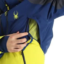 Spyder, Vanqysh Gtx Veste De Ski Hommes Abyss Bleu -ColourWear Soldes spyder vanqysh gtx aa jas gevoerd heren abyss blauw 22spyde130v3 BI 11