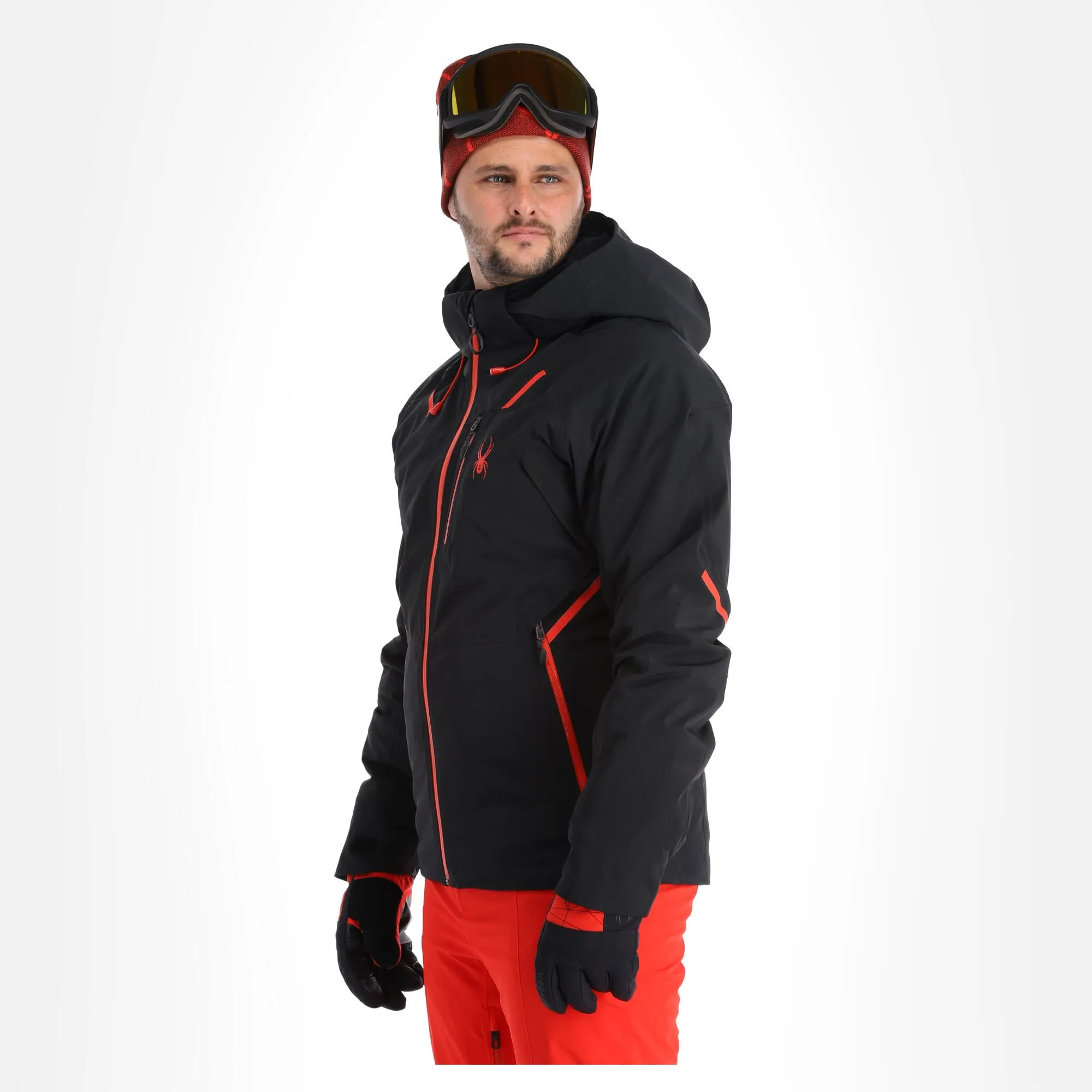 Spyder, Vanqysh Gtx Veste De Ski Hommes Charcoal Gris, Noir 5 Spyder, Vanqysh Gtx Veste De Ski Hommes Charcoal Gris, Noir – Image 3