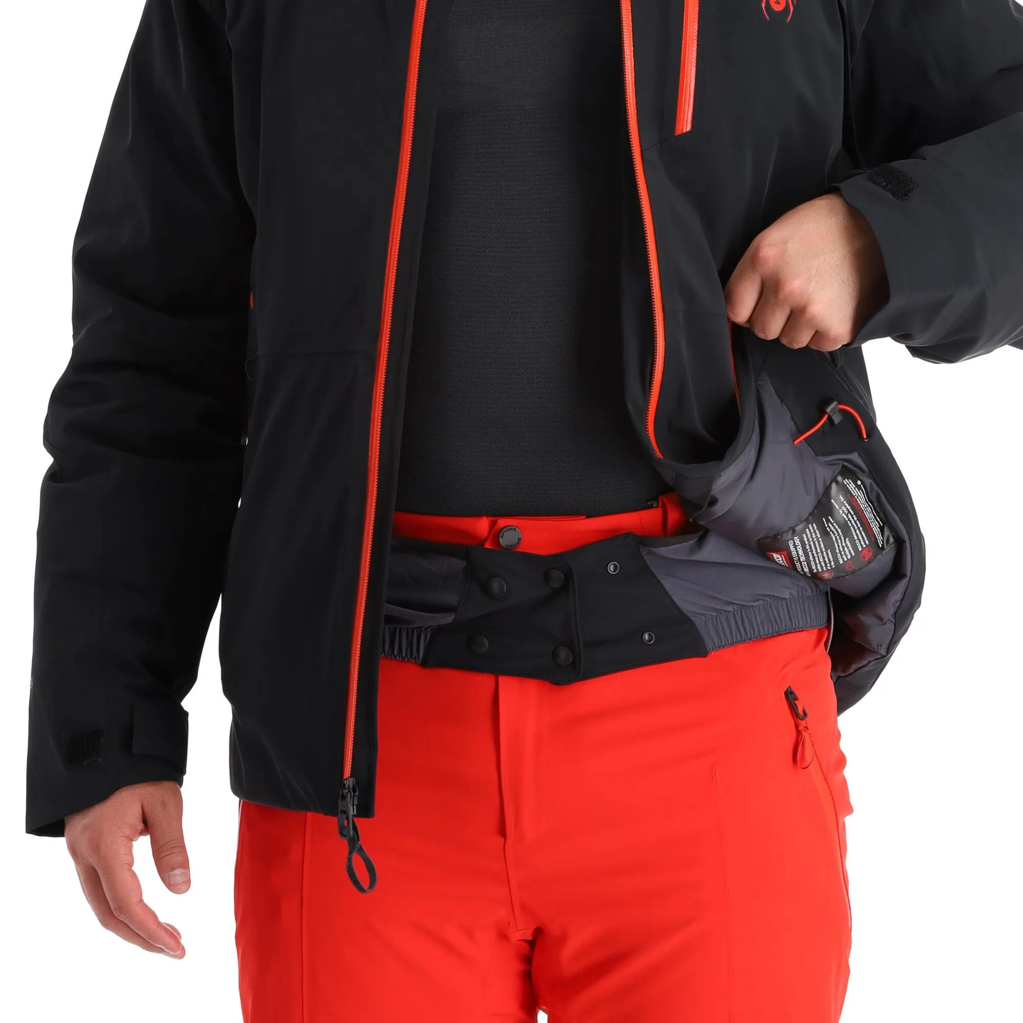 Spyder, Vanqysh Gtx Veste De Ski Hommes Charcoal Gris, Noir 10 Spyder, Vanqysh Gtx Veste De Ski Hommes Charcoal Gris, Noir – Image 8